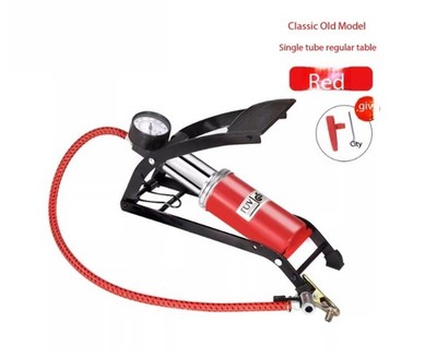 Portable Multi-Function Ball Pump / Foot-Operated Car and Bicycle Pump