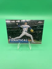 2025 Topps Chrome Roki Sasaki Fanatical SSP Case Hit Dodgers Rookie RC #FAN-21