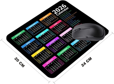 Calendar Mouse Pad - Calendar Mouse Pad - Dream Products