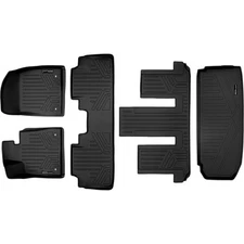 Smartliner Black 1st, 2nd, & 3rd Row Floor Liners & Cargo Liner for Lexus RX450h