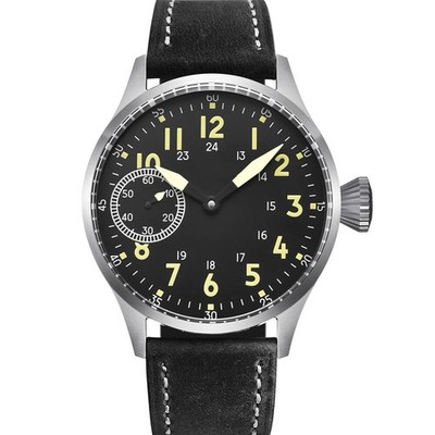 44mm Corgeut Mechanical Watch for Men Sapphire Crystal Asia 6497 ST3600 Movement