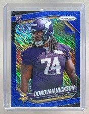 Donovan Jackson 2025 Panini Prizm #358 Blue Shimmer Rookie RC /35