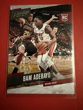 2017-2018 Panini Prestige Rookie Card #164 Bam Adebayo Miami Heat (RC)
