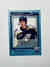 2006 UPPER DECK BE A PLAYER HOCKEY – SHEA WEBER AUTO #207 – NASHVILLE PREDATOR