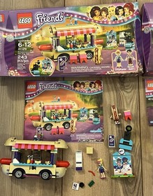 LEGO Friends Amusement Park 41127 41129 41133 Set Lot Of 3 100% Complete w/ Box