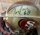 Jerry Rice HOF Signed San Francisco 49ers Mini Riddell Helmet with COA.