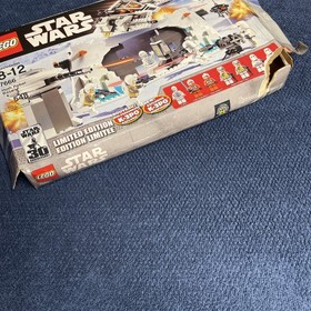 LEGO STAR WARS 7666 Hoth Rebel Base Complete 4 Sealed Bags Mostly New