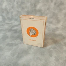 Vintage Oshkosh Poker Size Redi-Slip Finish Playing Cards Deck w/ Box - Used