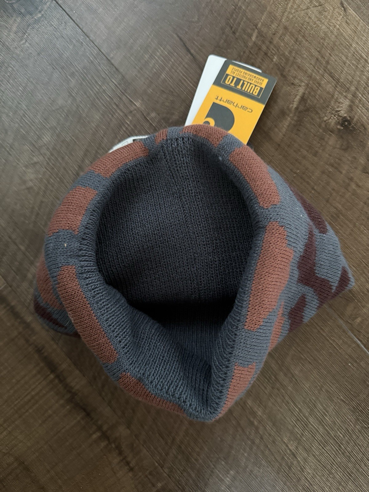CARHARTT - Camo Beanie - Hat - Sticking Cap - Authentic - RARE! - New Deadstock image 4
