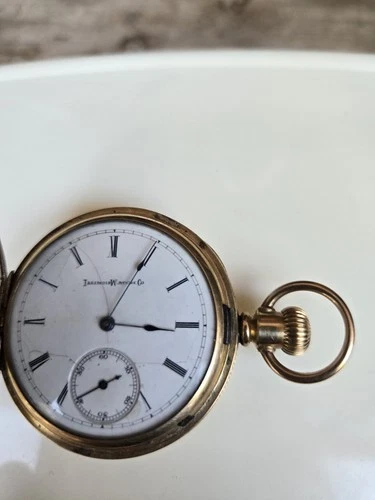 Antique Gold Case Pocket Watch Illinois Watch Co Dueber Collectible Watch