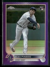 2022 Topps Chrome Update #USC196 Alex Faedo Purple Refractor