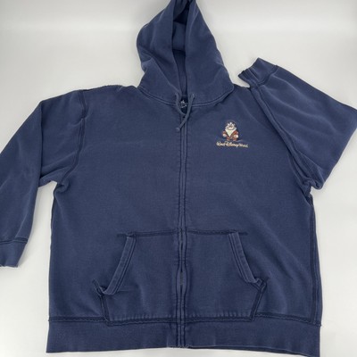 Grumpy Hoodie - Walt Disney World Mens XL Navy Blue Full Zip Fleece