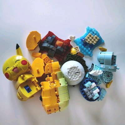 Mega Bloks Construx Mixed Lot Pokemon Pieces 1 Lb 13 Oz