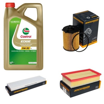 Inspektionspaket Castrol EDGE Titanium 5W-30 LL 5L für MINI Mini Cooper D One