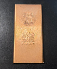2010 Liberty Bell Design One Pound 1 Lb Copper 16 oz .999 Fine Bar USA