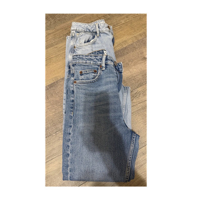 Zara bundle of 2 straight leg jeans - size 2