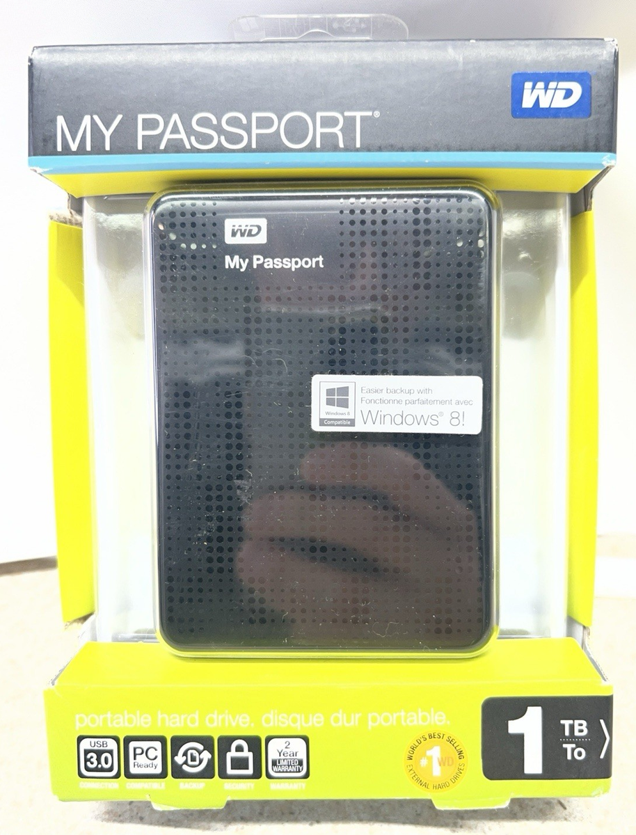 Western Digital My Passport Black 1000GB External 5400RPM