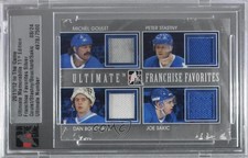 2011-12 ITG Ultimate Memorabilia 11th Edition Silver 8/24 Michel Goulet HOF 0c3