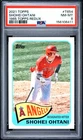 156106411 Shohei Ohtani 2021 Topps #T65-4 1965 Redux PSA 8