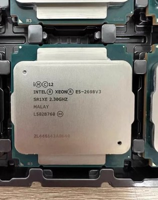 Intel Xeon E5 2698 V3 CPU SR1XE 2.3Ghz 16 Core 2698V3 LGA 2011-3 Processor