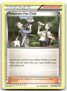 Pokemon Fan Club 94/106 XY Flashfire Uncommon Trainer Supporter