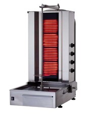 Gastronics Elektrisch D&ouml;nergrill / Gyrosgrill 4 Ceranfelder