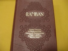 RAMBAN: Classic Themes in Nachmanides's Chumash Commentary Vayikra/Bamidbar/Deva