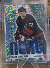 Upper Deck Allure Hues Next? Logan Stankoven Blue Spectrum #HN-10 /50 Hurricanes