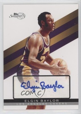 2008-09 Topps Signature Auto 796/1299 Elgin Baylor #TSA-EB Auto HOF 12kd