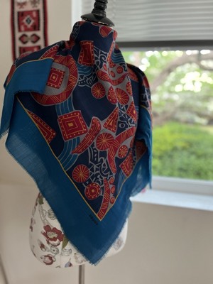 Rodier Wool Vintage New Scarf 