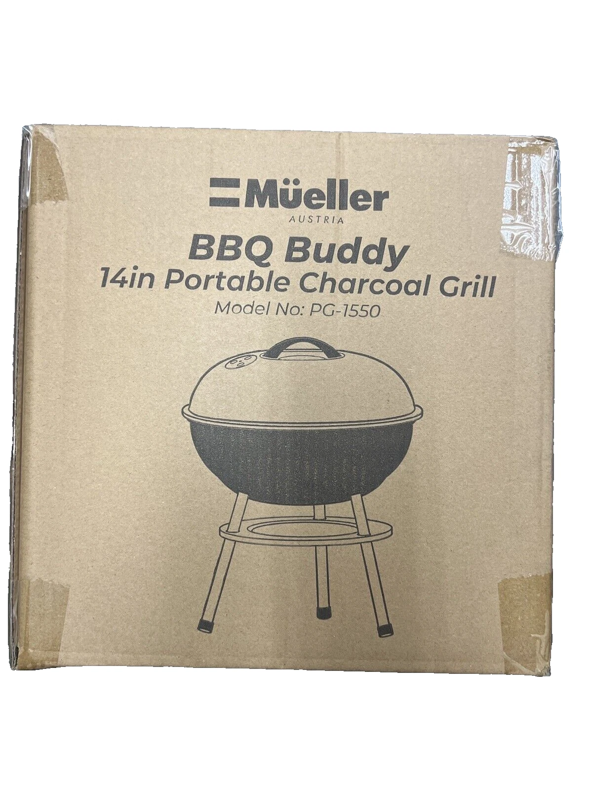 Mueller BBQ Buddy, 14-Inch Portable Charcoal Grill RED
Opens in a new window or tab