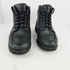 Rockport Boots Mens Size 6W Black Leather Hydro-Shield M3388  Waterproof EUC