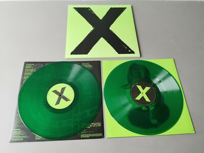 ED SHEERAN limited green translucent Vinyl 2LP X (2014 Asylum