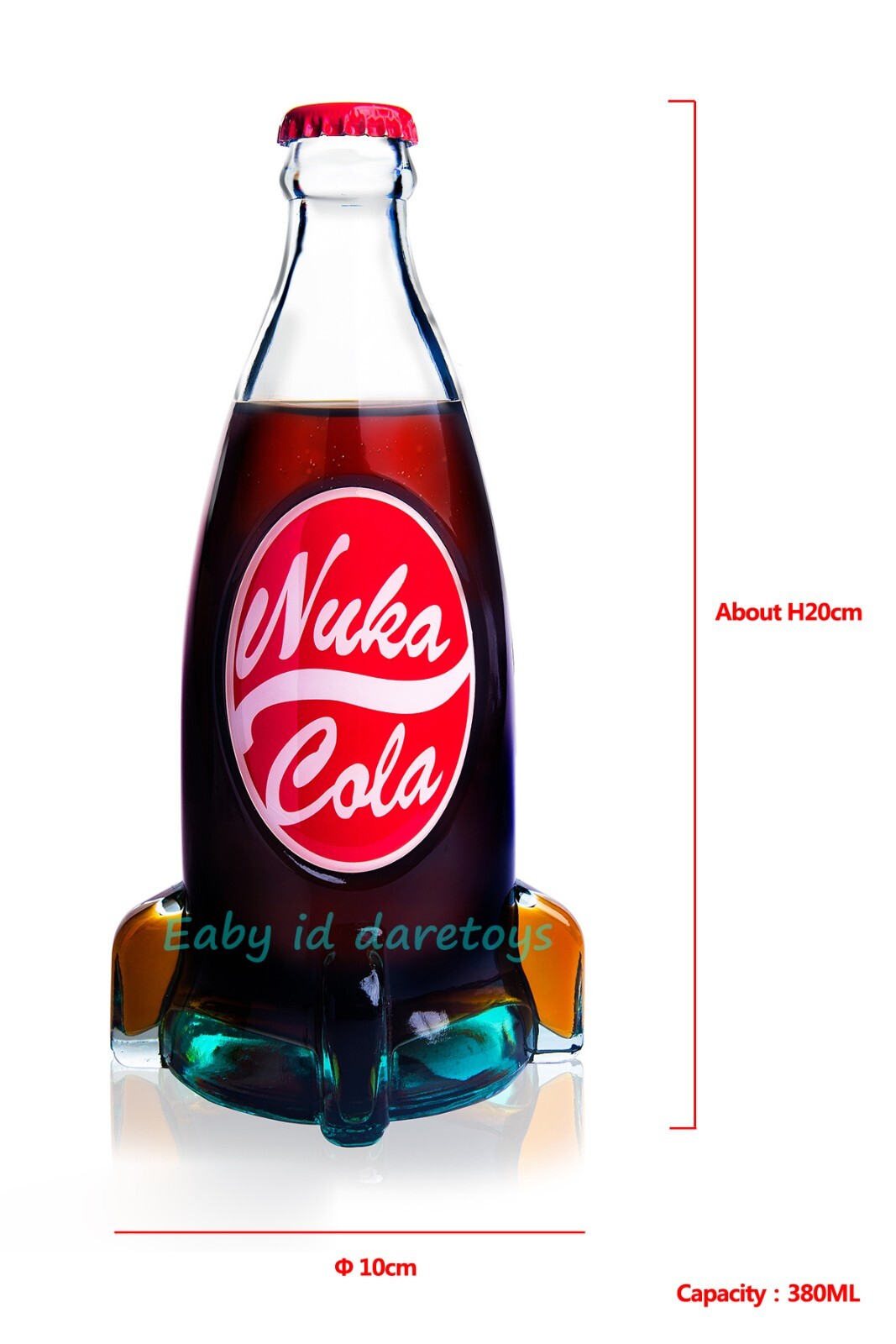 Fallout4 Rocket Glass Bottle Nuka Cola Nukacola Model Collection IN STOCK