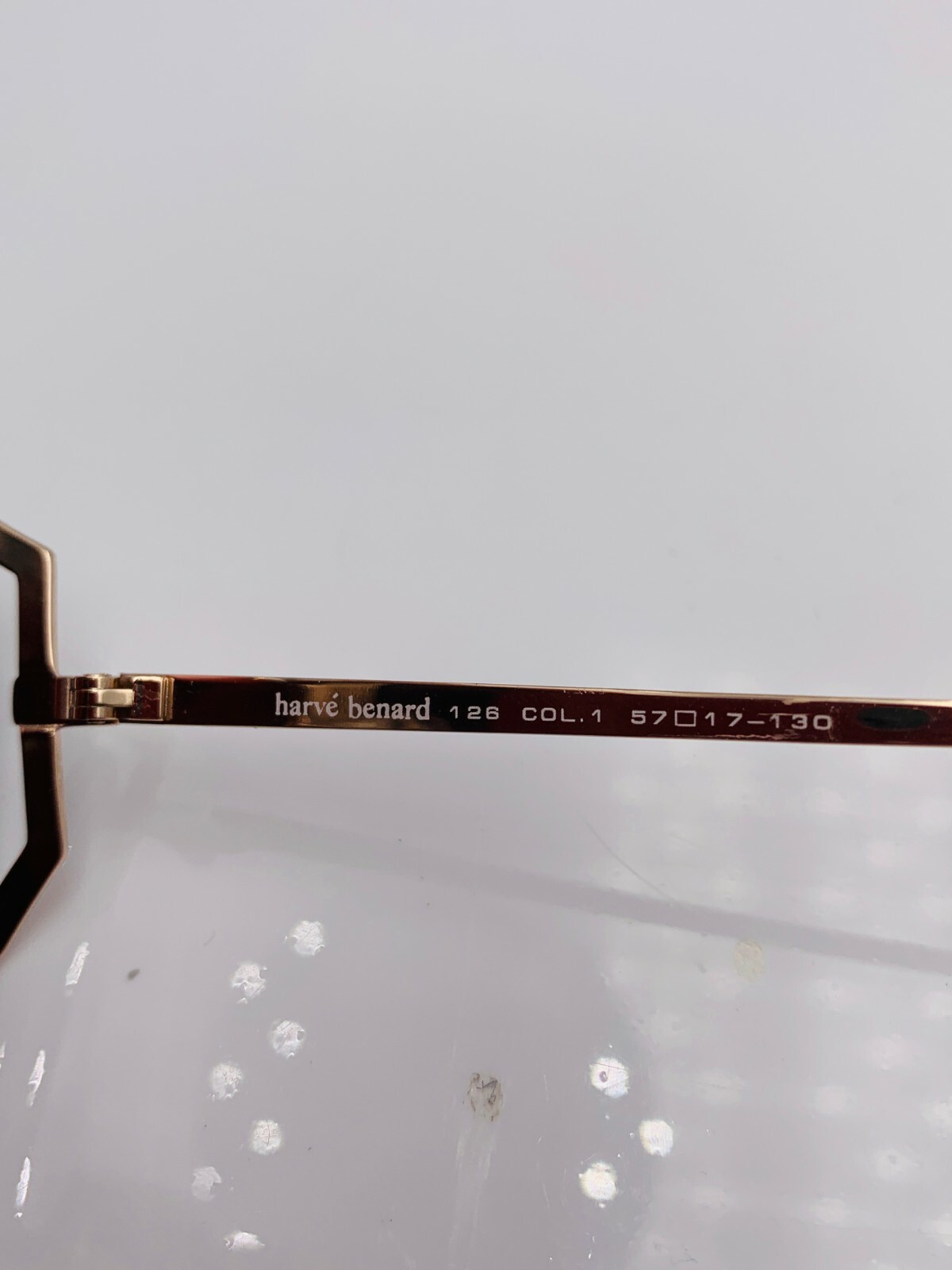 Vintage Harve Benard Ambassador Tortoise Gold Oval Sunglasses Japan FRAMES ONLY