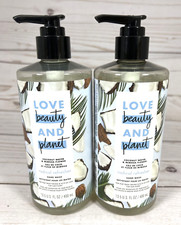 Love Beauty and Planet Coconut Water Mimosa Flower Hand Wash 13.5oz 2 Bottles 