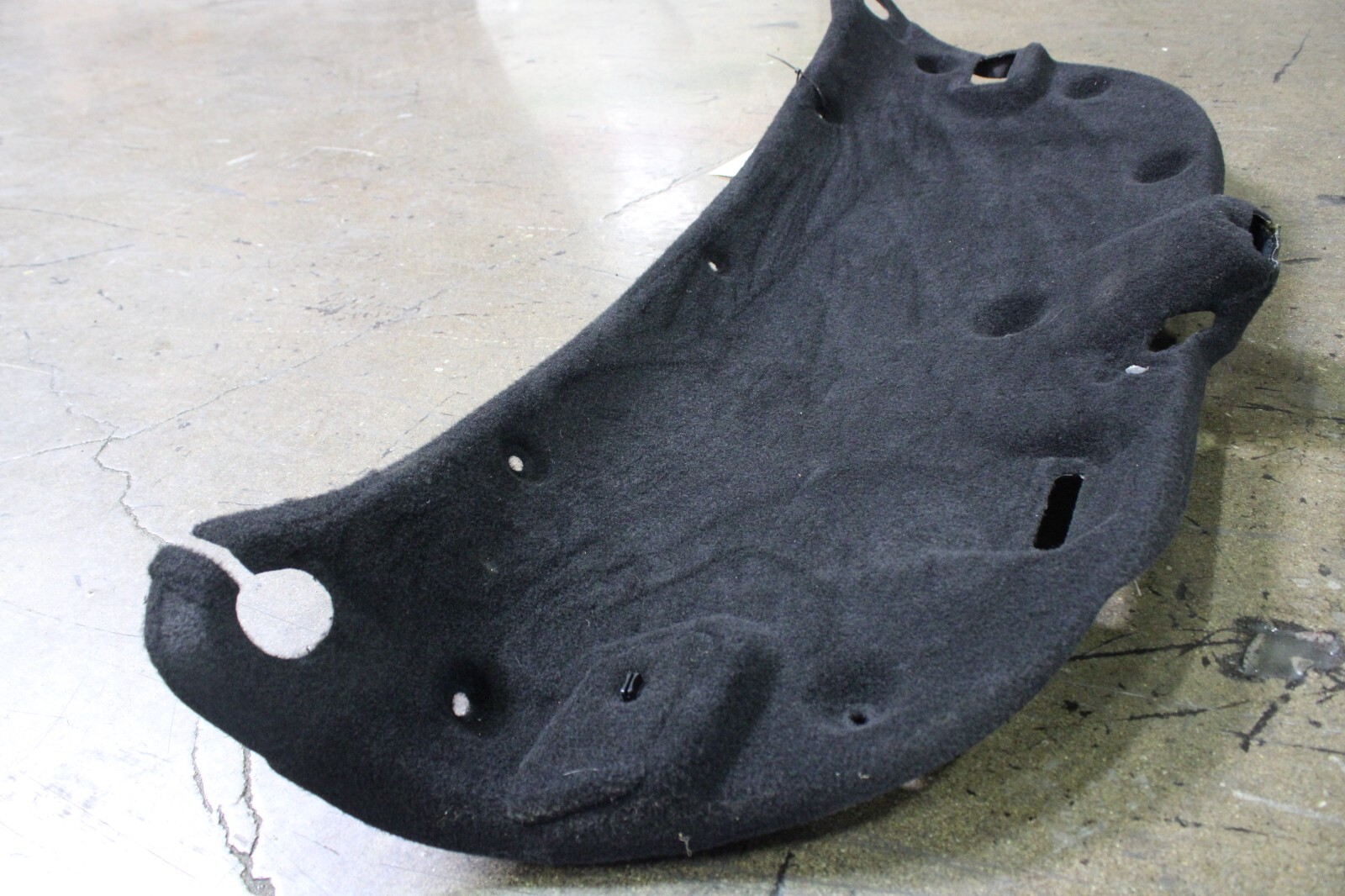 Maserati Ghibli, Trunk Lid Carpet Panel, Black, Used, P/N 6700248280