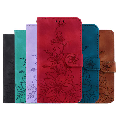Flip Handyhülle For Huawei Y5P Y6P Y7A Y9S PSmart Y8P P Smart+ Leder Lilie Blume