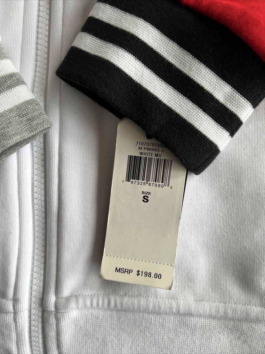 POLO RALPH LAUREN WHITE RED PWING COLORBLOCK HOODIE POCKET POLO RALPH LAUREN WHITE RED PWING COLORBLOCK HOODIE POCKET
