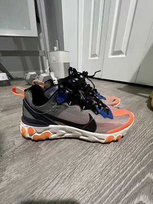 Size 8.5 - Nike React Element 87 Thunder Blue 2018