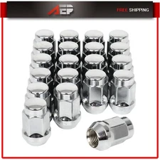 20 X 12x1.75 Lug Nuts 3/4" Hex Fits Ford F-150 Expedition Closed End Bulge Acorn