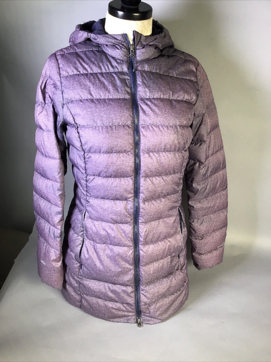 Eddie Bauer EB650 Womens S Down Hooded Packable Lightweight Puffer Jacket EUC