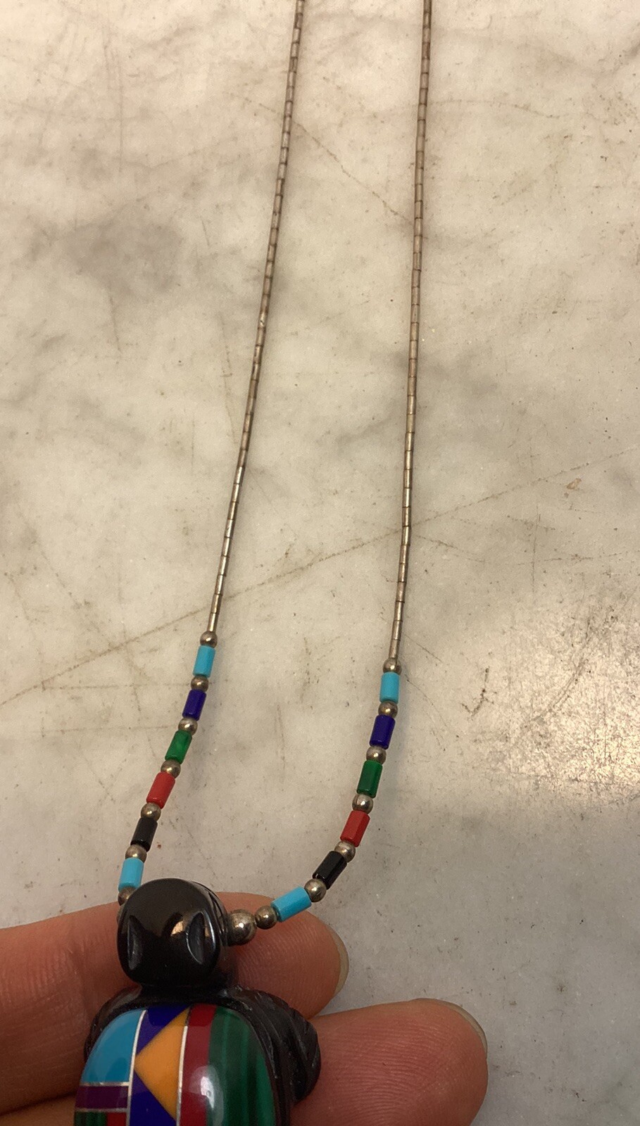 VTG Southwest Liquid Sterling Silver Multi Stone … - image 7