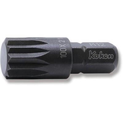 Ko-ken 100X.32-M12 XZN 5/16''Hex Drive Bit M12 L.32 mm