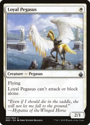 MTG Magic the Gathering Loyal Pegasus (97/264) Battlebond NM