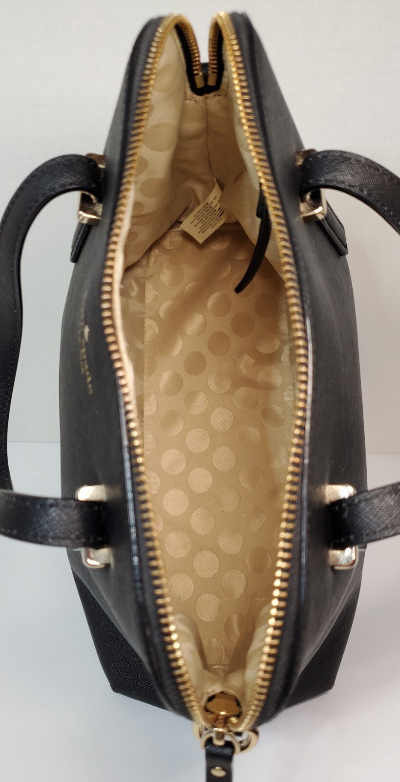 Kate Spade Purse Handbag Double Handle Crossbody Black Dust Bag thumbnail 10