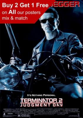 Terminator 2 Judgement Day Filmplakat A5 A4 A3 A2 A1