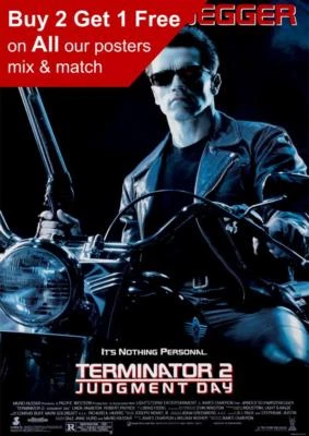 Terminator 2 Judgement Day Film Poster A5 A4 A3 A2 A1 - Bild 1 von 3