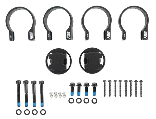 (2) 8" Rear Pro Fit Cage Harness Bar Speaker Pods Enclosures for Polaris General - Picture 10 of 11