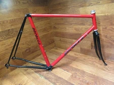VINTAGE SEROTTA STEEL LUGGED BIKE FRAME SET 55 x 55.5